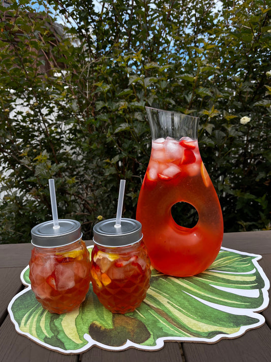 Limonade aux fraises maison 
