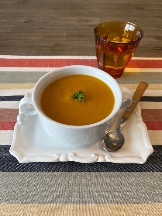 Potage à la patate douce facile et réconfortant ,la recette pour faire aimer les légumes à toute la famille